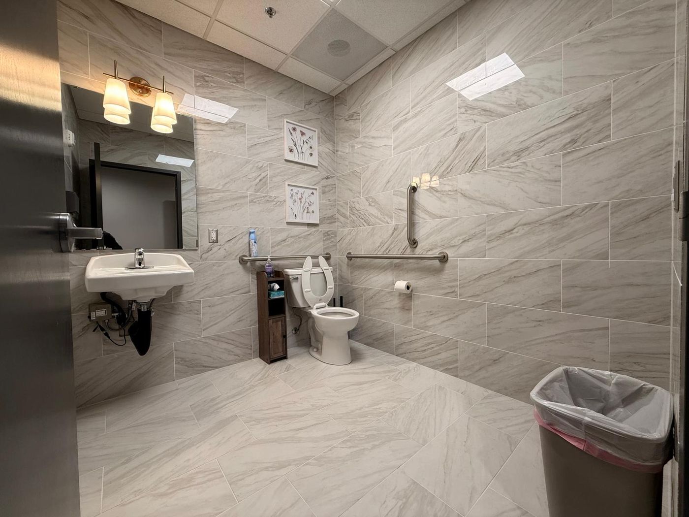 Finished restroom